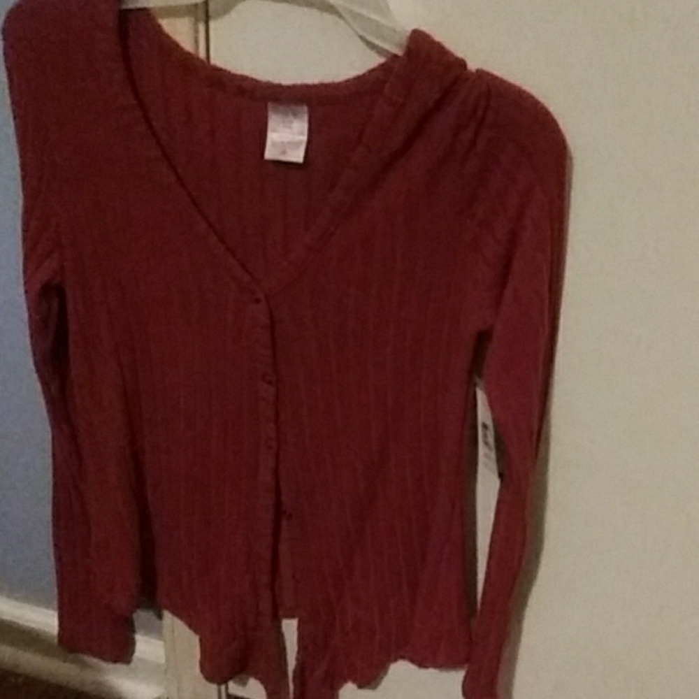 Button up sweater